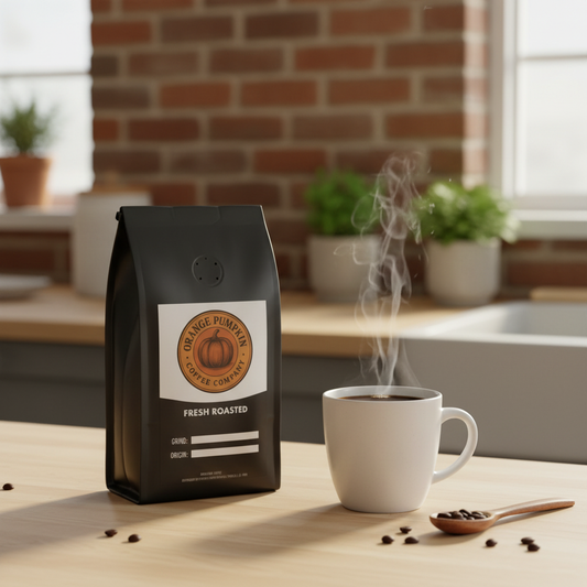 Colombian single origin medium roast coffee beans with dried orange, berry, and chocolate notes from Medellin, Antioquia