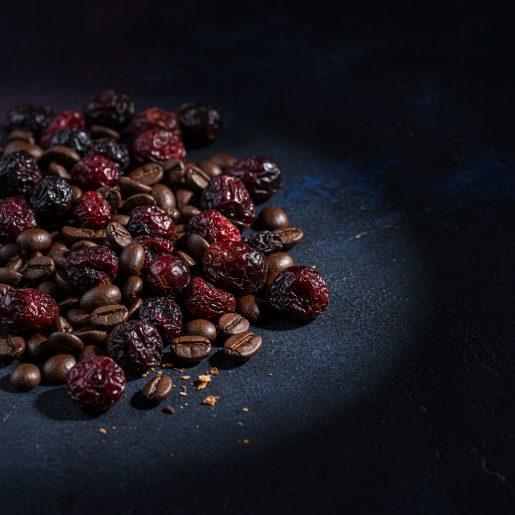 Ethiopia Natural coffee beans from Sidama Zone with medium-light roast, featuring milk chocolate, fruity, and caramel notes