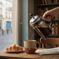 French Roast dark roast coffee bag with bold smoky aroma and specialty Arabica beans from Central America