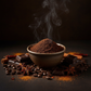 Freshly roasted medium roast Guatemala coffee beans with dark chocolate, bright fruit, and butterscotch notes from Antigua region