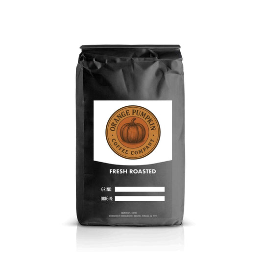 Bali Blue medium-dark roast coffee beans with dark chocolate, molasses, and brown sugar notes from Kintamani, Bali