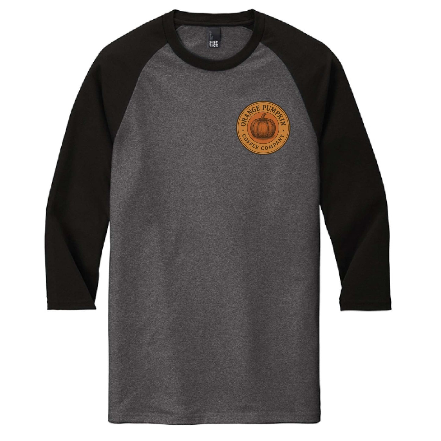 OPCC Half Sleeve Crew District DM136 3/4-Sleeve Raglan shirt front view