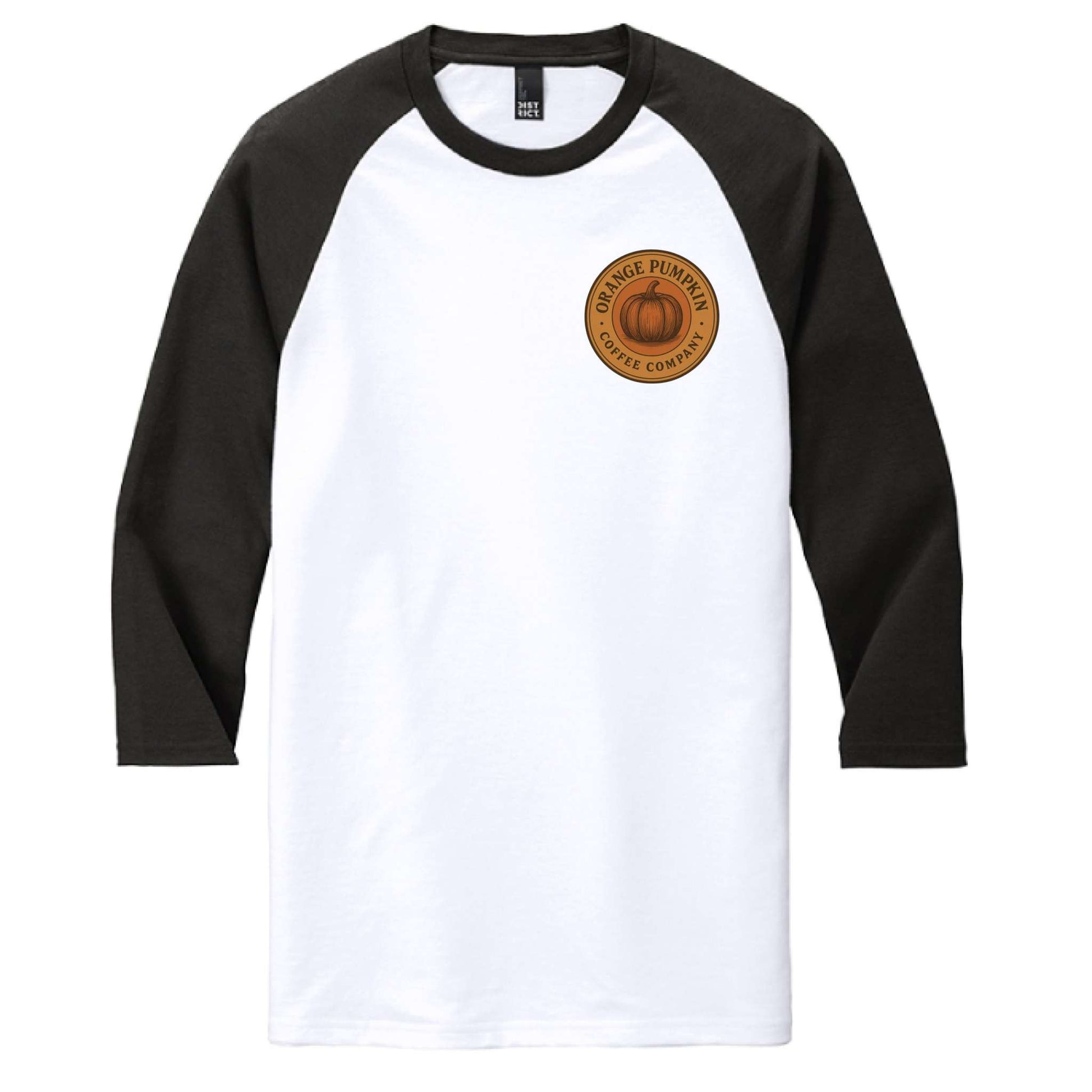 OPCC Half Sleeve Crew District DM136 3/4-Sleeve Raglan Shirt with tear-away label and rib knit neck