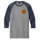 OPCC Half Sleeve Crew District DM136 3/4-Sleeve Raglan Shirt with tear-away label and rib knit neck