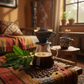 Single origin coffee beans from Sipi, Uganda, medium roast with floral, chocolate, and dark fruit notes