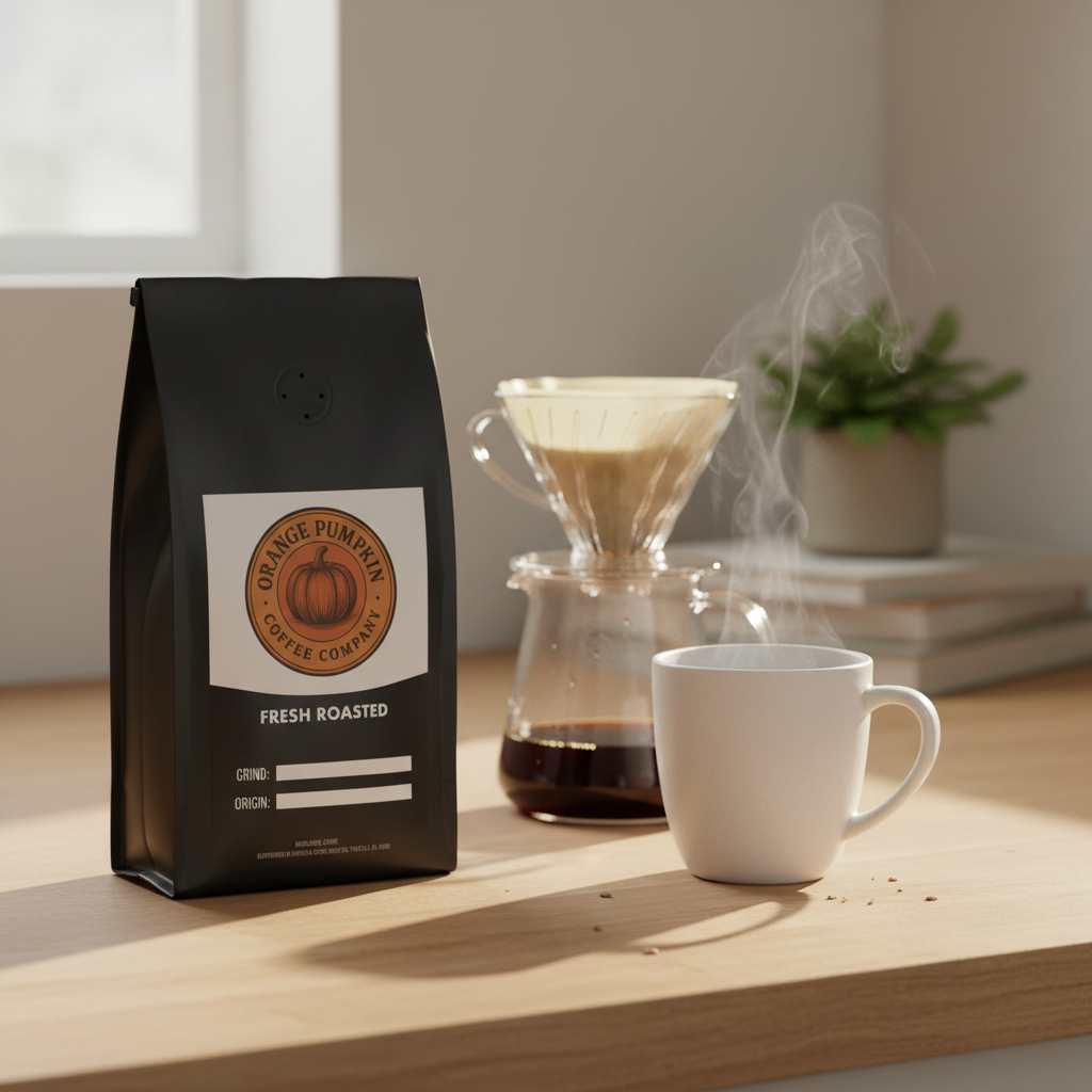 Single origin coffee beans from Sipi, Uganda with floral, chocolate, and dark fruit notes, medium roast